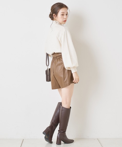 Chico（チコ）の「フォックスハイネックニット（ニット/セーター・レディース・ブラウン/アイボリー/グレイッシュベージュ・FREE）」の12枚目の写真