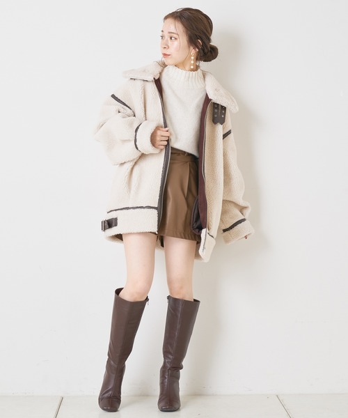 Chico（チコ）の「フォックスハイネックニット（ニット/セーター・レディース・ブラウン/アイボリー/グレイッシュベージュ・FREE）」の13枚目の写真