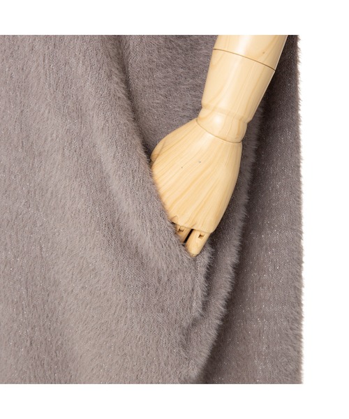 Francfranc(フランフラン)の「ナイロンフェザー ワンピース グレー(ワンピース・レディース・マルチ・FREE)」の9枚目の写真