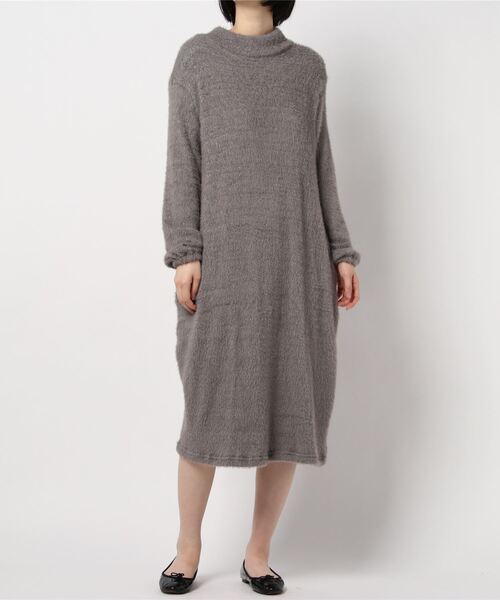 Francfranc(フランフラン)の「ナイロンフェザー ワンピース グレー(ワンピース・レディース・マルチ・FREE)」の6枚目の写真