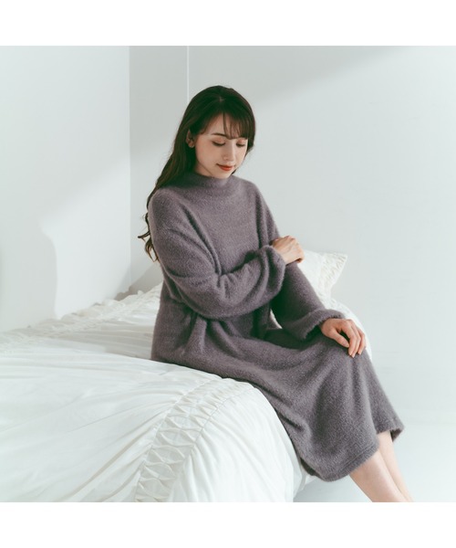 Francfranc(フランフラン)の「ナイロンフェザー ワンピース グレー(ワンピース・レディース・マルチ・FREE)」の12枚目の写真