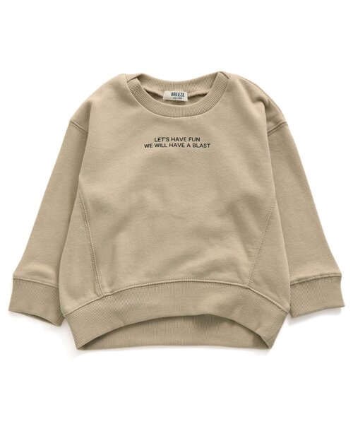 BREEZE（ブリーズ）の「/スタンダードトレーナー（スウェット・キッズ・レインボー/ブルー/ブラウン/チャコール/ピンク/ベージュ・90/140/100/130/120/150/80/110）」の3枚目の写真