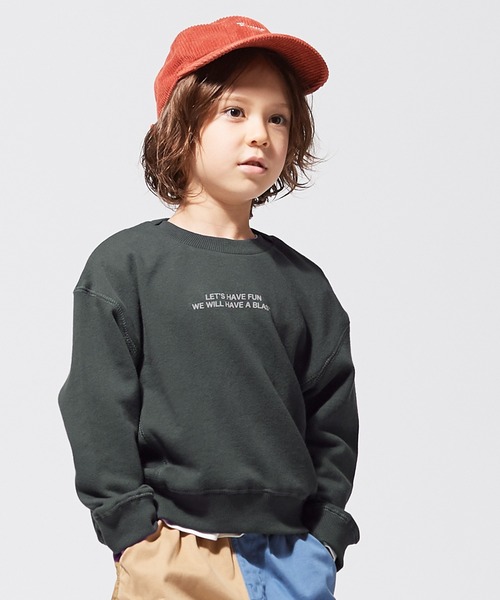 BREEZE（ブリーズ）の「/スタンダードトレーナー（スウェット・キッズ・レインボー/ブルー/ブラウン/チャコール/ピンク/ベージュ・90/140/100/130/120/150/80/110）」の2枚目の写真