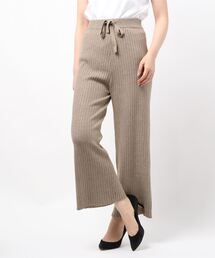 muure | リブニットワイドパンツ(その他パンツ)