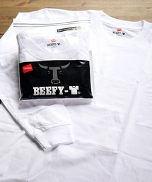 HANES | Hanes ヘインズ 20FW BEEFY LONG SLEEVE T-SHIRT 1P  ビーフィー クルーネック ロングスリーブ Tシャツ(Tシャツ/カットソー)