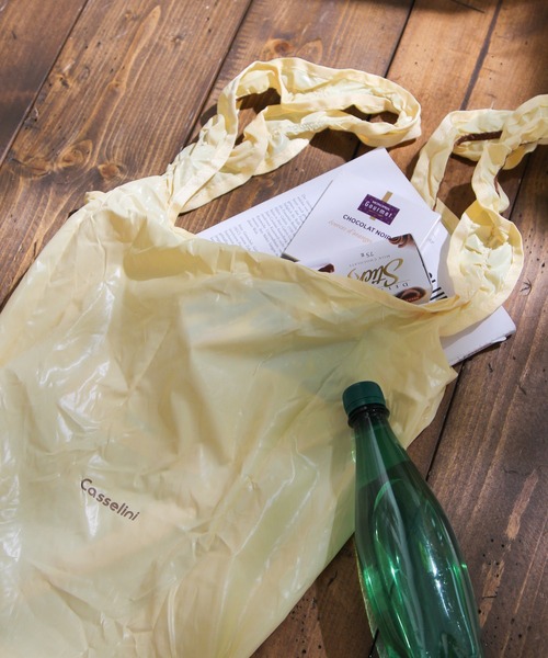 Casselini（キャセリーニ）の「【Casselini(キャセリーニ)】エコバッグ（エコバッグ/サブバッグ・レディース・ライトブルー/オレンジ/クリーム/クリアグリーン・FREE）」の2枚目の写真