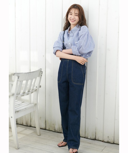 MILKFED.（ミルクフェド）の「BUTTON DOWN SHIRT（シャツ/ブラウス・レディース・ネイビー/ホワイト/オリーブ/ブルー・ONE SIZE）」の16枚目の写真