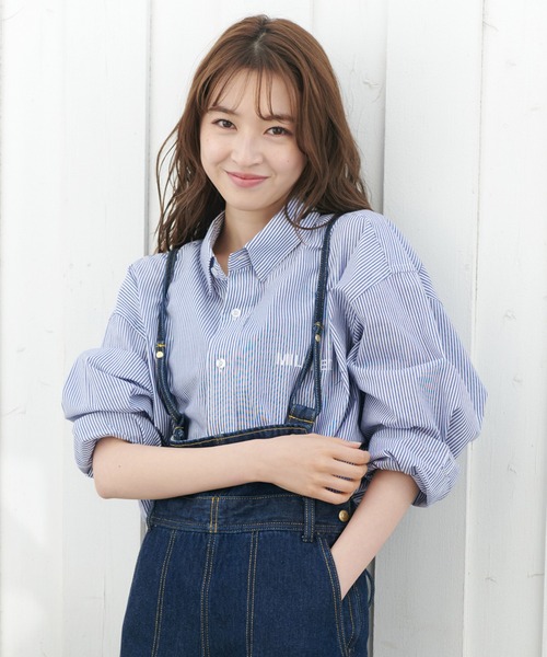 MILKFED.（ミルクフェド）の「BUTTON DOWN SHIRT（シャツ/ブラウス・レディース・ネイビー/ホワイト/オリーブ/ブルー・ONE SIZE）」の20枚目の写真