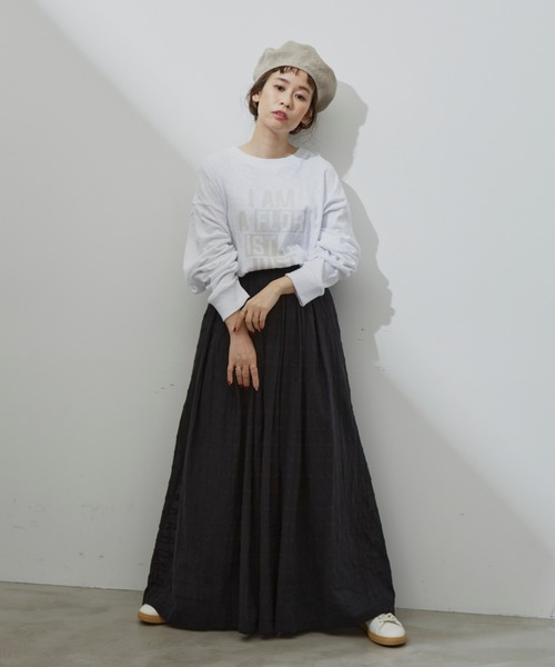 Libra Cue(リブラ キュー)の「シアーチェックコットンボリュームスカート(スカート・レディース・ホワイト/ブラック/ブルー・FREE)」の16枚目の写真