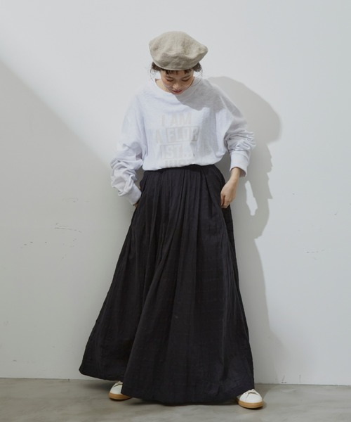 Libra Cue(リブラ キュー)の「シアーチェックコットンボリュームスカート(スカート・レディース・ホワイト/ブラック/ブルー・FREE)」の18枚目の写真