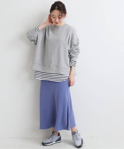 IENA(イエナ)の「コンパクトサテン スリットスカート◆(スカート・レディース・ホワイト/ネイビー/ピンク/コバルトブルー・40/38/36/34)」の20枚目の写真