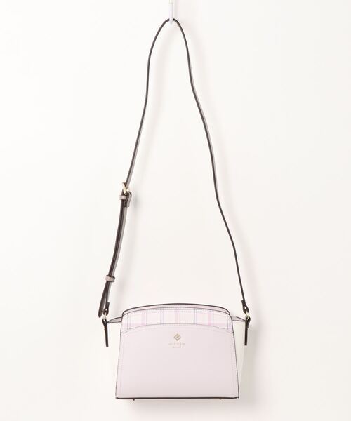 &chouette アンドシュエット チェックビジューラウンドバッグ ベージュ アンドシュエット & chouette チェックビジューラウンドトート