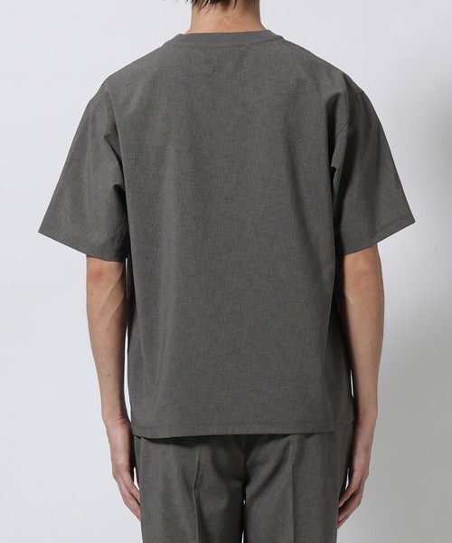 ADAM ET ROPE'（アダムエロペ）の「【Quickdry】接触冷感 スタンダードTシャツ/吸水速乾/伸縮性/イージーケア（Tシャツ/カットソー・メンズ・ライトグリーン/ネイビー/ダークベージュ/ブルー系その他・S/M/L）」の7枚目の写真