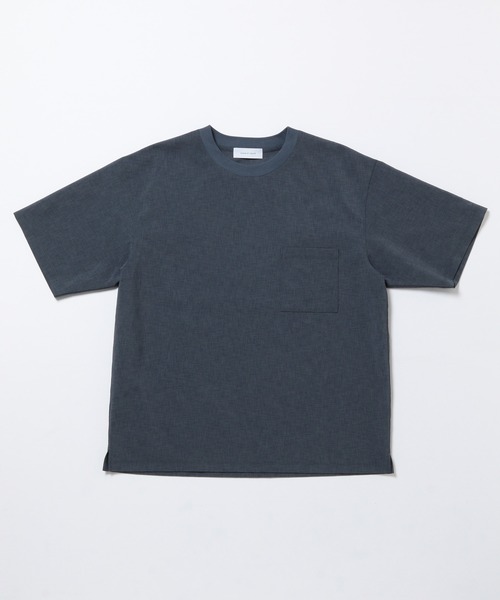 ADAM ET ROPE'（アダムエロペ）の「【Quickdry】接触冷感 スタンダードTシャツ/吸水速乾/伸縮性/イージーケア（Tシャツ/カットソー・メンズ・ライトグリーン/ネイビー/ダークベージュ/ブルー系その他・S/M/L）」の8枚目の写真