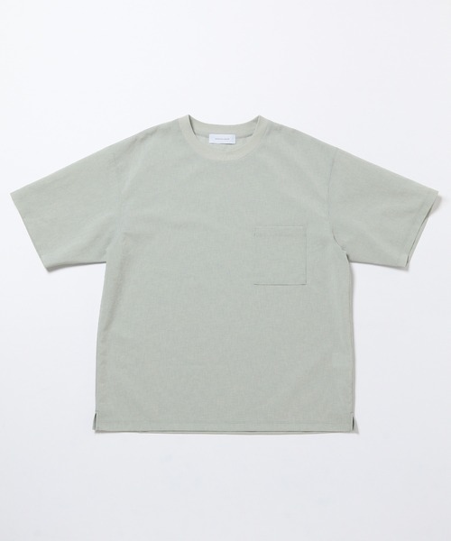 ADAM ET ROPE'（アダムエロペ）の「【Quickdry】接触冷感 スタンダードTシャツ/吸水速乾/伸縮性/イージーケア（Tシャツ/カットソー・メンズ・ライトグリーン/ネイビー/ダークベージュ/ブルー系その他・S/M/L）」の11枚目の写真