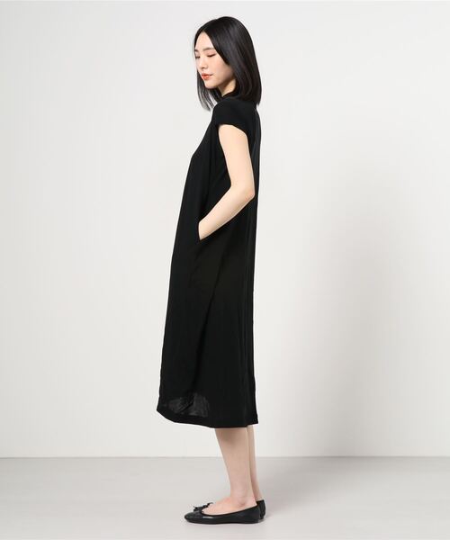 ALWEL（オルウエル）の「ALWEL / ショートスリーブワンピース（ワンピース・レディース・ブラック/ライトグリーン・SMALL/MEDIUM）」の3枚目の写真
