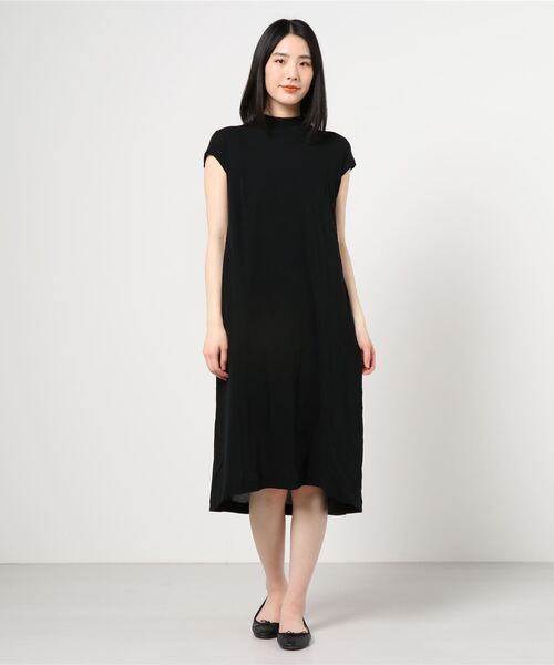 ALWEL（オルウエル）の「ALWEL / ショートスリーブワンピース（ワンピース・レディース・ブラック/ライトグリーン・SMALL/MEDIUM）」の8枚目の写真