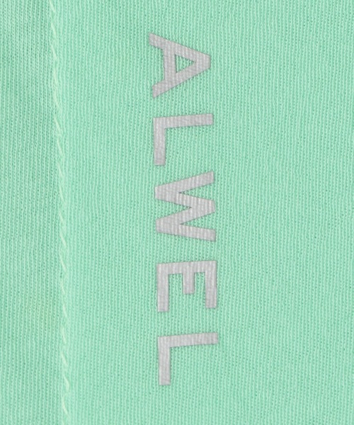ALWEL（オルウエル）の「ALWEL / ショートスリーブワンピース（ワンピース・レディース・ブラック/ライトグリーン・SMALL/MEDIUM）」の6枚目の写真