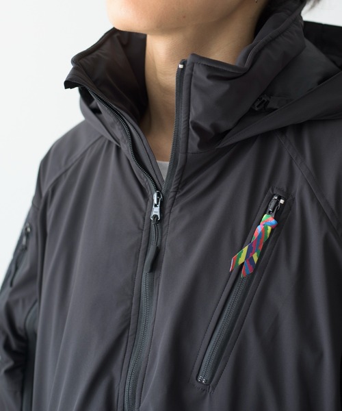 And A（アンドエー）の「Abu Garcia アブガルシア / × is-ness CLOUD PADDING JACKET イズネスコラボ クラウドパディングダウンジャケット / 21AAB-0001（ダウンジャケット/コート・メンズ・ブラック/オリーブ・X-LARGE/MEDIUM/LARGE）」の20枚目の写真