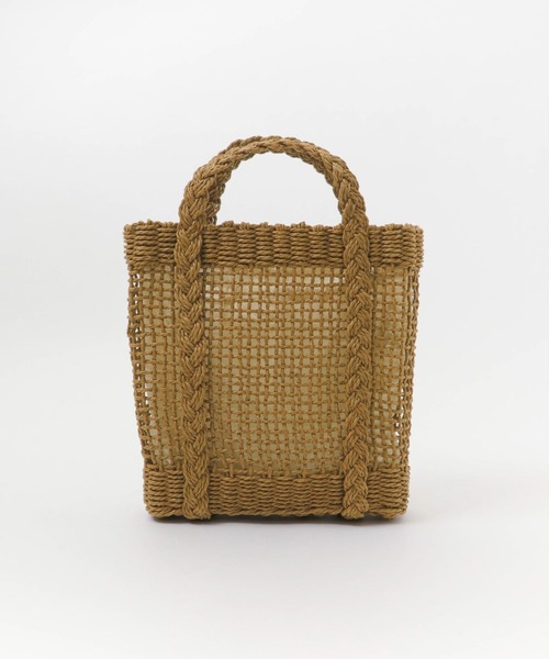 SENSE OF PLACE by URBAN RESEARCH（センスオブプレイスバイアーバンリサーチ）の「ミツアミハンドルペーパートート（トートバッグ・レディース・ブラウン/ライトカーキ/グリーン・ONE）」の7枚目の写真