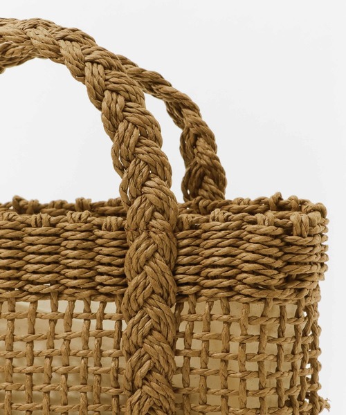 SENSE OF PLACE by URBAN RESEARCH（センスオブプレイスバイアーバンリサーチ）の「ミツアミハンドルペーパートート（トートバッグ・レディース・ブラウン/ライトカーキ/グリーン・ONE）」の16枚目の写真