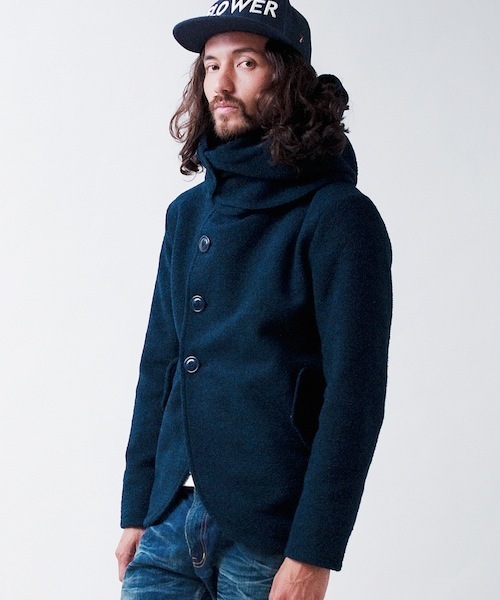 rehacer（レアセル）の「Shaggy Mods Coat（モッズコート・メンズ・ブラック/ブルーグリーン/ネイビー・SMALL/LARGE/MEDIUM）」の3枚目の写真