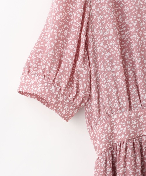 Honeys（ハニーズ）の「前釦Ｖネックワンピース（ワンピース・レディース・ピンク系その他/グリーン系その他/ブラック系その他2/ブラック系その他・M/S/L）」の21枚目の写真