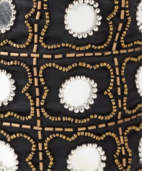 SLOBE IENA（スローブイエナ）の「【Pondichery/ポンディシェリ 】 ミラー巾着◆（ハンドバッグ・レディース・ブラック/ブルー/テラコッタ・FREE）」の16枚目の写真