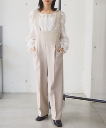 tiptop | 2021SS ハイウエストサスペンダー付きパンツ(サロペット/オーバーオール)