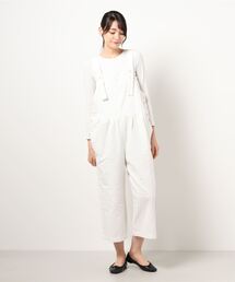 Samansa Mos2 | 綿麻オーバーオール(サロペット/オーバーオール)