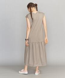 BEAUTY&YOUTH UNITED ARROWS | BY コットンティアードフレンチスリーブワンピース(ワンピース)
