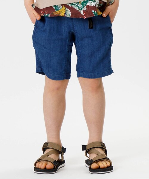 F.O.KIDS(エフオーキッズ)の「無地クライミングパンツ 5分丈_接触冷感(その他パンツ・キッズ・オレンジ/イエロー/パープル/グリーン/サックスブルー/ネイビー・110/120/130/80/90/100/140/95)」の3枚目の写真