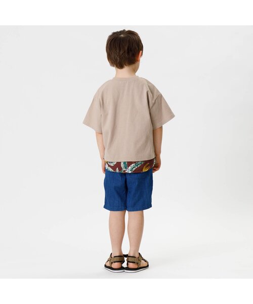 F.O.KIDS(エフオーキッズ)の「無地クライミングパンツ 5分丈_接触冷感(その他パンツ・キッズ・オレンジ/イエロー/パープル/グリーン/サックスブルー/ネイビー・110/120/130/80/90/100/140/95)」の8枚目の写真