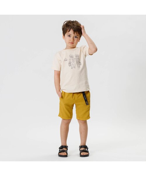 F.O.KIDS(エフオーキッズ)の「無地クライミングパンツ 5分丈_接触冷感(その他パンツ・キッズ・オレンジ/イエロー/パープル/グリーン/サックスブルー/ネイビー・110/120/130/80/90/100/140/95)」の11枚目の写真