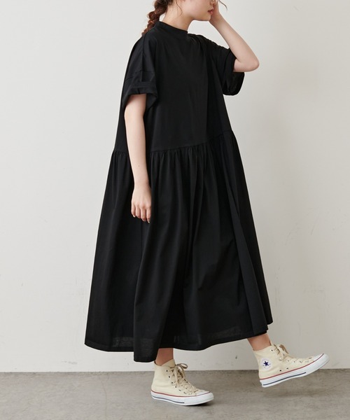 PUAL CE CIN（ピュアルセシン）の「【Du noir・WEB限定】シルケットロングワンピース（ワンピース・レディース・ホワイト/ブラック/グレー・FREE）」の6枚目の写真