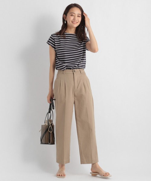 Andemiu（アンデミュウ）の「フレンチボーダーカットソー２　955906（Tシャツ/カットソー・レディース・ブラック/ベージュ/ネイビー/モカ・FREE）」の18枚目の写真