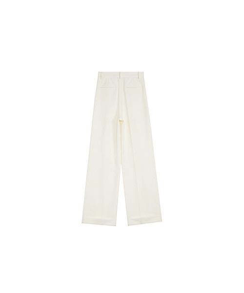 UNSPOKEN(アンスポクン)の「【UNSPOKEN】High-waist white slacks UX21K024(スラックス・レディース・ホワイト・M/S/L)」の11枚目の写真