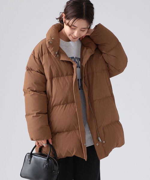 美品＊ビームス アライド ミドル ダウンジャケット コート ラクーンファー 楽天市場】【値下げ10800円→9999円】フェイクファー付きダウンコート