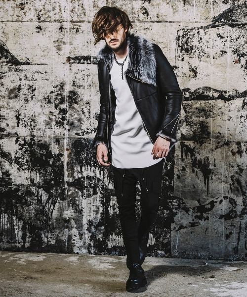 Noid サルエルスキニーカーゴパンツ ブラック NO ID.（ノーアイディ）の「mp9135-サルエルスキニーカーゴPT