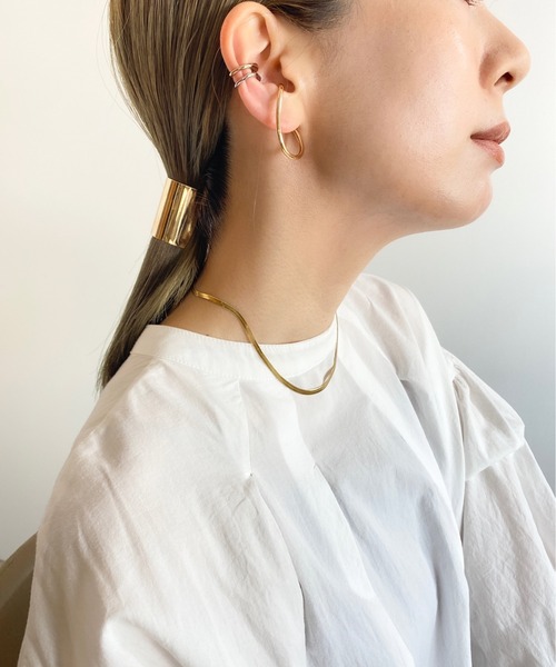 y/m by RIKA（イムバイリカ）の「ボリュームイヤカフ（イヤーカフ・レディース・シルバー/ゴールド・FREE）」の6枚目の写真