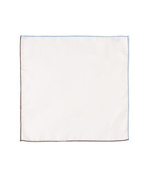 BEAMS HEART（ビームスハート）の「BEAMS HEART / 配色トリミング シルクチーフ（ハンカチ/ハンドタオル）」