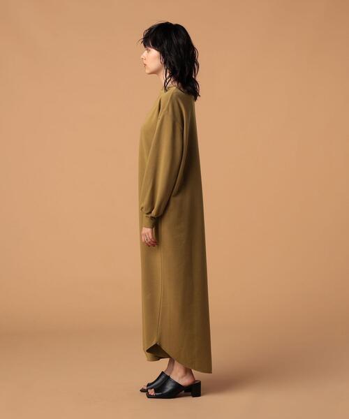 FEELING MADE（フィーリングメイド）の「FEELING MADE エアリースウェット カフタン ワンピース（ワンピース・レディース・ブラック/ダークブラウン/ベージュ・LARGE/MEDIUM）」の11枚目の写真