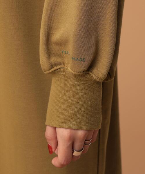 FEELING MADE（フィーリングメイド）の「FEELING MADE エアリースウェット カフタン ワンピース（ワンピース・レディース・ブラック/ダークブラウン/ベージュ・LARGE/MEDIUM）」の18枚目の写真