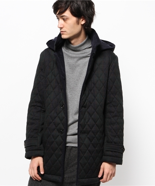 EDIFICE（エディフィス）の「◇ブラックウォッチキルトフードコート（その他アウター・メンズ・ネイビー・46/48/44/50）」の7枚目の写真