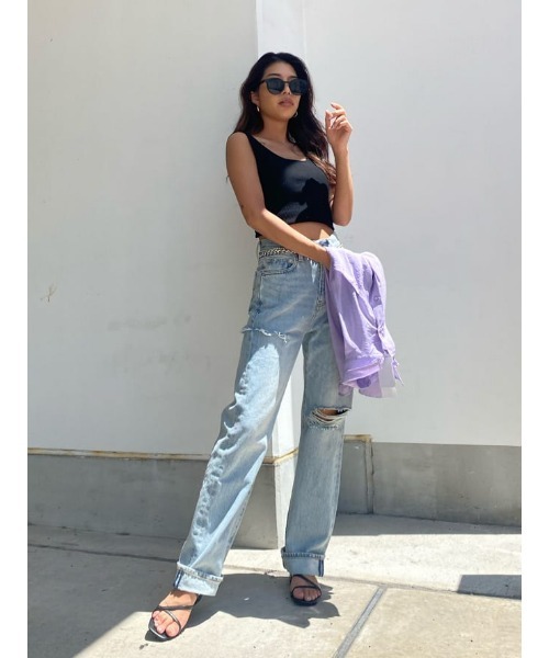 EGOIST（エゴイスト）の「ペールカラーシアーシャツ（シャツ/ブラウス・レディース・ホワイト/パープル/ミント・FREE）」の16枚目の写真