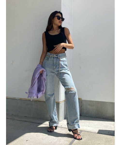 EGOIST（エゴイスト）の「ペールカラーシアーシャツ（シャツ/ブラウス・レディース・ホワイト/パープル/ミント・FREE）」の17枚目の写真