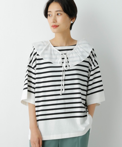 LEPSIM（レプシィム）の「アソートつけ襟　955029（付け襟・レディース・ホワイト系その他/ホワイト系その他2/ブラック系その他/ホワイト系その他4/ホワイト系その他3・ONE SIZE）」の7枚目の写真