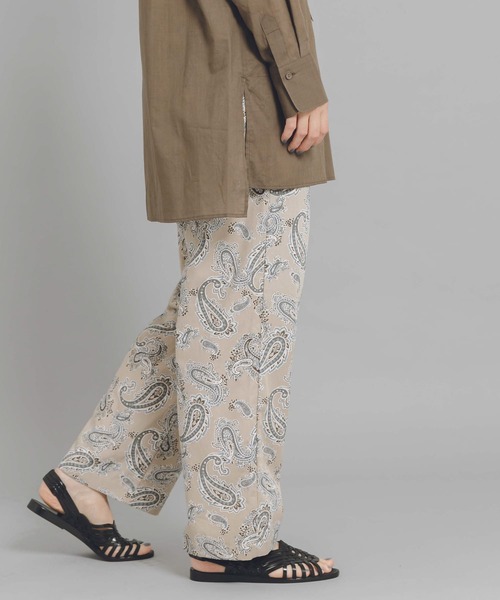 URBAN RESEARCH DOORS（アーバンリサーチドアーズ）の「White Label　CRウェザーペイズリーパンツ（その他パンツ・レディース・ベージュ系その他・ONE）」の4枚目の写真