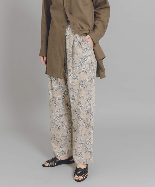 URBAN RESEARCH DOORS（アーバンリサーチドアーズ）の「White Label　CRウェザーペイズリーパンツ（その他パンツ・レディース・ベージュ系その他・ONE）」の5枚目の写真
