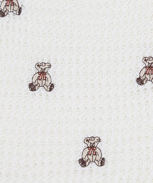 WC（ダブル シー）の「クマ刺繍クロシェベスト（ベスト・レディース・ベージュ/アイボリー・FREE）」の10枚目の写真